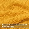 Catalonia Knitted Throw Blanket for Couch, Decorative Blanket with Fringe, Acrylic Leisure Blanket for Bed, Sofa, Living Room - 2 of 4