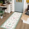 Area Rugs Modern Floral Rug for Living Room Bedroom,Low Pile Area Rugs Machine Washable Large Carpet for Dining Room Playroom Home Office Decor - 3 of 4