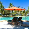 Costway  10 FT Patio Offset Umbrella w/8 Ribs Cross Base Tilt - 4 of 4