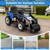 Infans Kids Ride On Road Roller 12V Electric Tractor Remote w/ Music & LED Light Blue - 4 of 4