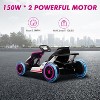 Go Kart for Kids, 24V Drift Kart with 2X200W Strong Motor, 7AH Big Battery, Electric Pedals, Electric Go Kart Outdoor Race Toy - 4 of 4