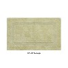 Lux Premium 100% Cotton Ultra-Soft Reversible Bathroom Rug-Durable Tufted Weave, Highly Absorbent Solid Pattern for Multipurpose use - 3 of 4