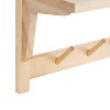Kate and Laurel Meridien Rectangle Wood Functional Shelf, 24x8x12, Natural - 3 of 4