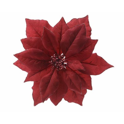 Decoris Red Poinsettia 2.76 in. - Case of 24