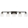 Livex Lighting Aragon 5 - Light Vanity in  Black - 4 of 4