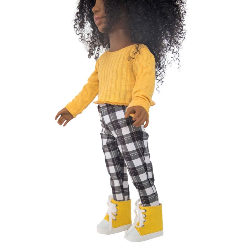 Healthy Roots Fall Plaid Outfit for Dolls, 4 of 5