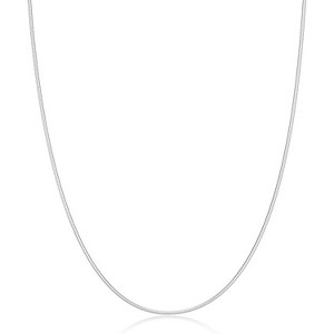 Gold Herringbone Choker Necklace for Women, 14K Gold Plated Layered Snake Chain SL-1.5MM 16"- Herringbone Necklace - 1 of 4