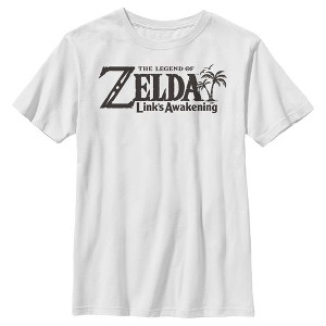 Boy's Nintendo Legend of Zelda Link's Awakening Switch Logo T-Shirt - 1 of 4