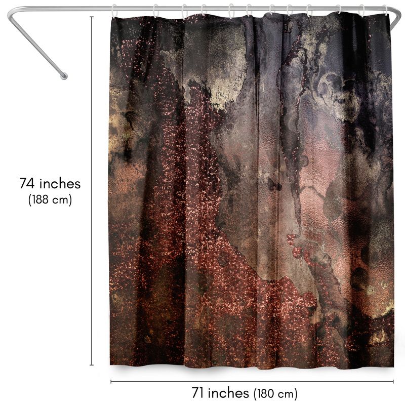 Americanflat 71" x 74" Shower Curtain by Grab My Art, 3 of 8