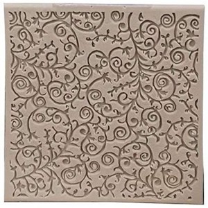 O'Creme Vintage Lace Silicone Fondant Mold - 4" x 4" - Brown - 1 of 1