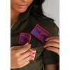 HalloweenCostumes.com Women's Plus Size Top Gun Costume | Maverick Plus Size Flight Suit Dress Costume | Officially Licensed - 4 of 4