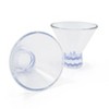 7.9 fl oz 2pk Martini Glasses Blue Wiggle - Bullseye's Playground™ - 3 of 3