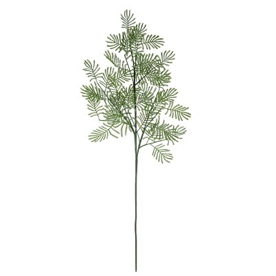 Transpac Artificial 32 in. Green Christmas Mimosa Leaves Spray