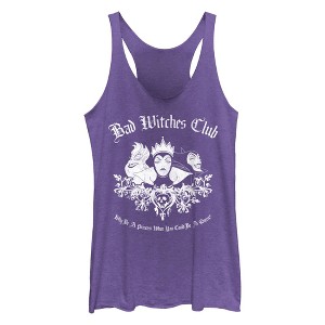 Women's Disney Bad Witches Club Racerback Tank Top - 1 of 4