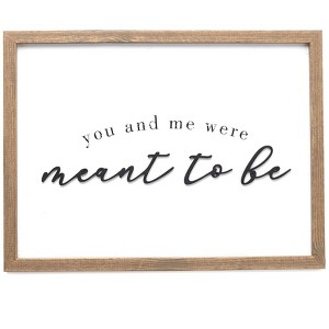 The Lakeside Collection Inspirational Phrases Collection - Meant to be Wall Art - 1 of 2