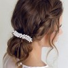 Unique Bargains Women's Leaf French Barrette Hair Clips 1 Pc - 2 of 4
