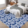 Area Rugs for Living Room,Modern Non-Slip Geometric for Hallway,Ultra-Thin Low Pile Large Carpet,Stain-Resistant Non-Slip Indoor Floor Mat for Bedroom - 4 of 4