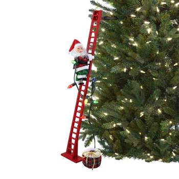 Mr. Christmas Animated Plush Super Climbing Musical Christmas Decoration, 43"