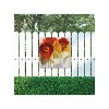 Cottage Garden West of The Wind BOLDFACED Red, Yellow, White 24 x 24 Inch Waterproof Gallery Wrapped Canvas, Outdoor Garden, Yard, Patio All Weather - 2 of 2