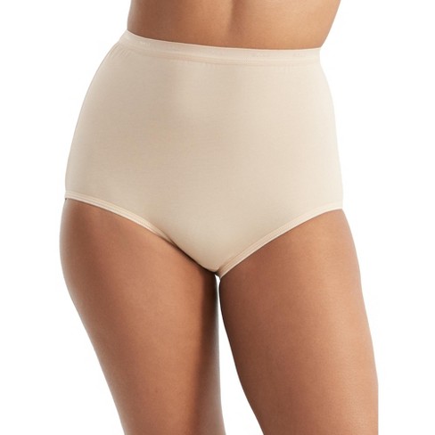 Bali Women's Full Cut Fit Cotton Brief - 2324 6/m Soft Taupe : Target