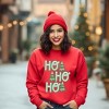 Simply Sage Market Women's Graphic Sweatshirt Ho Ho Ho Tree - 2 of 4