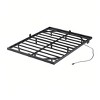 Queen Size Floating LED Bed Frame Metal Platform Steel Slats with Charging Station For Bedroom - 2 of 4