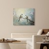 Art Remedy Two birds and a blossom branch II Rustic Chic Farmhouse Wall Art Unframed - 2 of 4