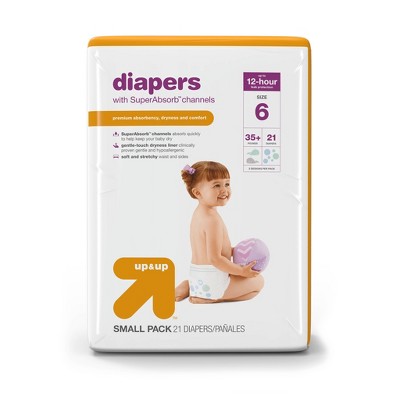 Diapers Small Pack - Size 6 - 21ct - up & up™