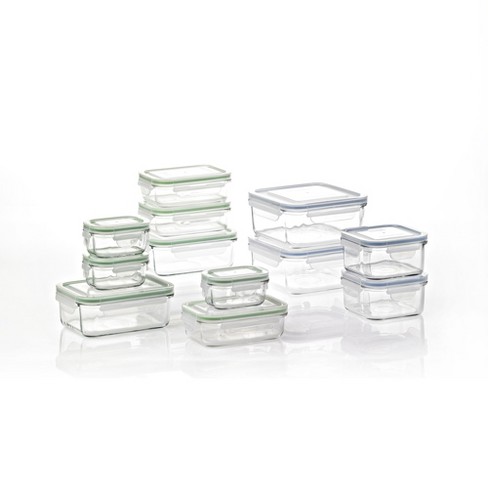 Glasslock Oven And Microwave Safe Glass Food Storage Containers 28 Piece Set  : Target