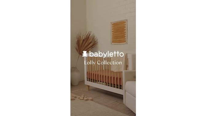 Babyletto Lolly 3-in-1 Convertible Crib with Toddler Rail, 2 of 13, play video