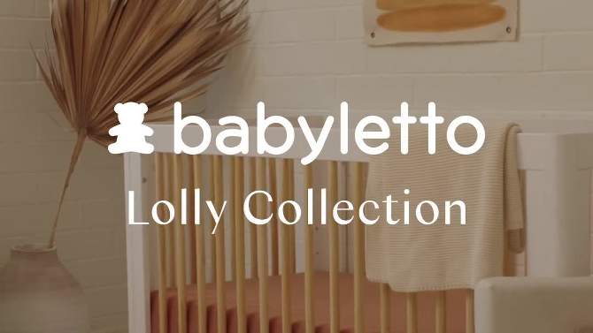 Babyletto Lolly 3-in-1 Convertible Crib with Toddler Rail, 2 of 11, play video