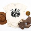 Simply Sage Market Women's Leopard Hey Pumpkin Short Sleeve Garment Dyed Tee - 2 of 2