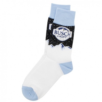 Adult Busch Light Mountain Range Crew Socks