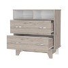 PAGED Kids 3 Drawer Dresser, Modern Simple Chest of Drawers with Euro Glides & Cartoon Pulls for Living Room, Hallway - 4 of 4