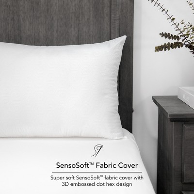 SensorPEDIC Embossed SensoSoft Jumbo Fiber Filled Bed Pillow