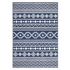 Geometric Distressed Bohemian Rug, Machine Washable Low Pile Floor Carpet Non Slip Modern Print Rugs for Living Room Dining Room - 2 of 4