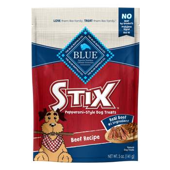 Blue Buffalo Stix Natural Soft-Moist Dog Treats with Beef Recipe - 5oz