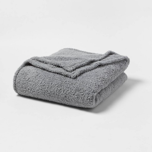 Home Essentials Gray Blanket Storage Bag