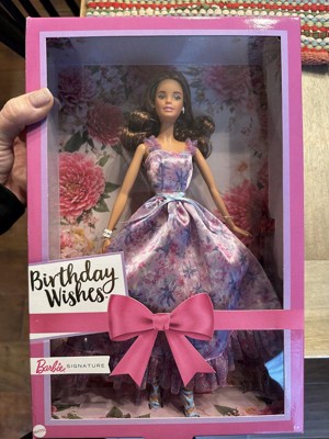 Barbie Signature Birthday Wishes Collectible Doll In Lilac Dress With Giftable Packaging Target