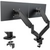 Sweetcrispy Dual Monitor Mount: Gas Spring Arm Desk Stand with Clamp & Grommet Base for Computer Screens - image 4 of 4