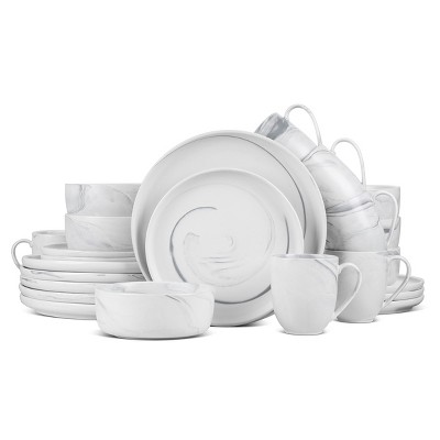 Stone Lain Everly 24-piece Dinnerware Set Porcelain, Service For 6 : Target