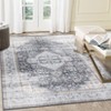 Area Rug Machine Washable Rug Non Slip Indoor Carpet Vintage Distressed Low Pile Rugs Foldable Retro Printed Rug for Bedroom Living Room Kids Room - 4 of 4