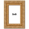 PosterPalooza | Photo Size Contemporary Gold Picture Frame - UV Acrylic, Foam Board Backing, Hanging Hardware - 2 of 4