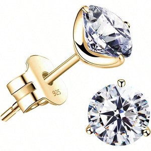 Stunning Flame Silver Stud Earrings Fashionable and Lightweight, Low Allergy Suitable for Women - 1 of 4