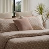 Farm to Home Reflection Organic Duvet Set – 100% Organic Cotton, Yarn-Dyed Geometric Pattern, Soft Breathable Lightweight, Elegant Bedding - 2 of 4