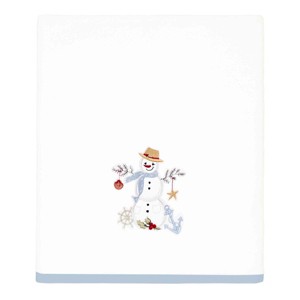 Avanti Coastal Snowman Bath Towel - 1 of 3