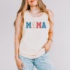 Simply Sage Market Patriotic Mama Floral Garment Dyed Tank - 2 of 3