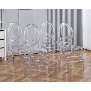 Akoasm Modern plastic welding Chair For Living Room & Bedroom Set Of 4 - 1 of 4