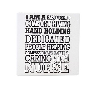 4.0 Inch Nurse Coaster Oour Name Is Mud Coasters - 1 of 3