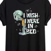 Women's - SpongeBob SquarePants - Squidward I Wish I Were In Bed Oversized Graphic T-Shirt - 2 of 4